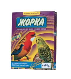 ЖОРКА 500 гр. КОРМ ДЛЯ МЕЛКИХ И СРЕДНИХ  ПОПУГАЕВ "ФРУКТЫ"