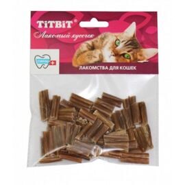 TiTBiT: КИШКИ ГОВЯЖЬИ МИНИ ДЛЯ КОШЕК АКЦИЯ 2 по цене 1